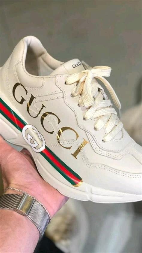 celebrities gucci sneakers|Gucci classic sneakers.